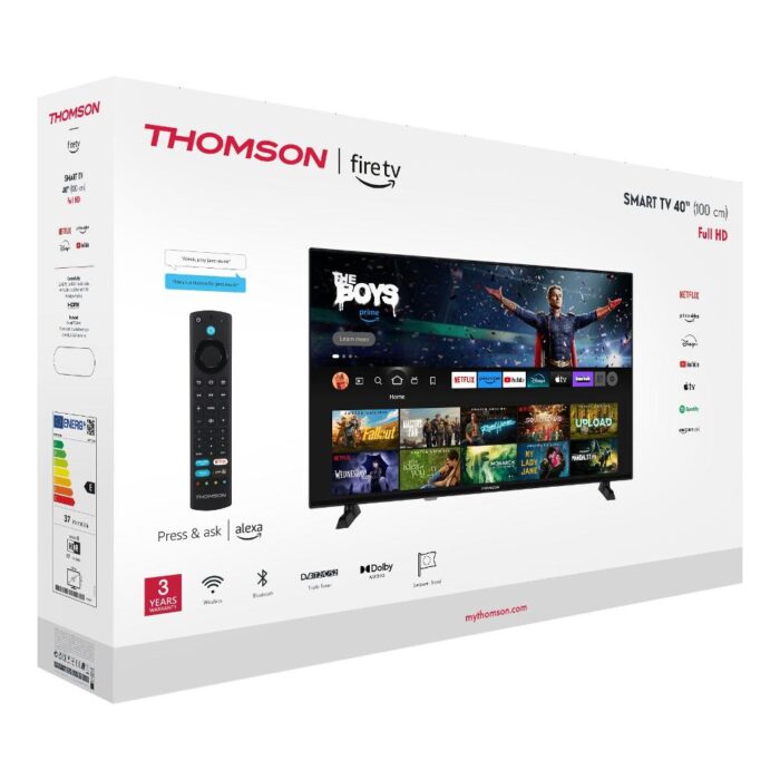 Thomson Tv 40" Smart TV Black 40FF2S34 - immagine 4