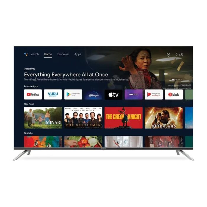 Strong Tv 50" D755 SERIES Smart TV UHD Black e Silver SRT50UD7553