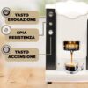 MACCHINA DA CAFFE' FABER SLOT PLAST BASIC TELAIO BORGOGNA PLASTICHE BIANCO PRESSACIALDA IN OTTONE SPBORBBASOTT - immagine 2