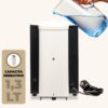 MACCHINA DA CAFFE' FABER SLOT PLAST BASIC TELAIO BORGOGNA PLASTICHE BIANCO PRESSACIALDA IN OTTONE SPBORBBASOTT - immagine 3