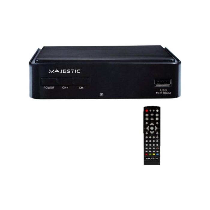 Majestic Decoder Dec 665Hd Black 100665 DVB-T2 - immagine 3