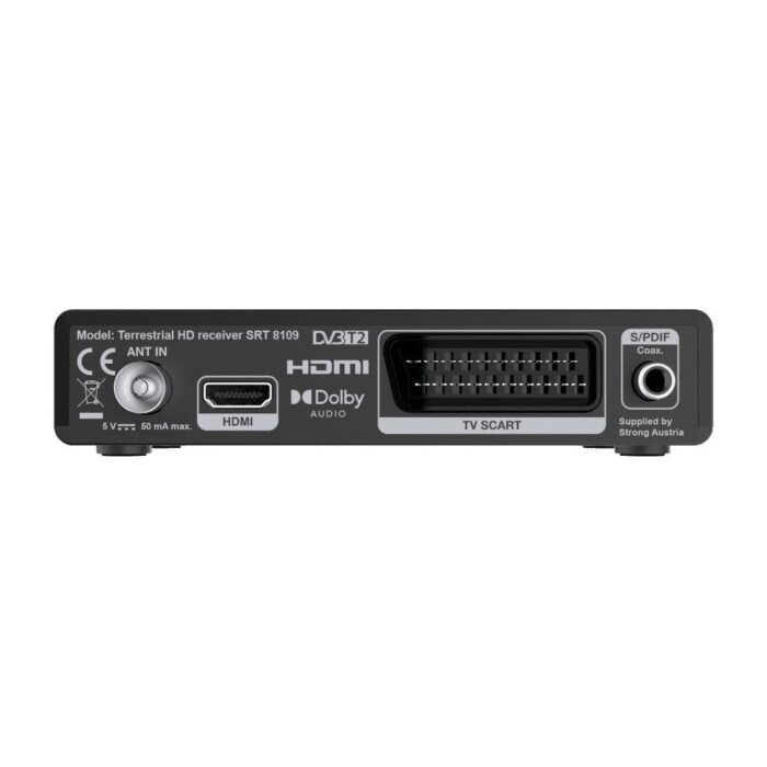 Strong Decoder Black SRT8109 DVB-T2 - immagine 3