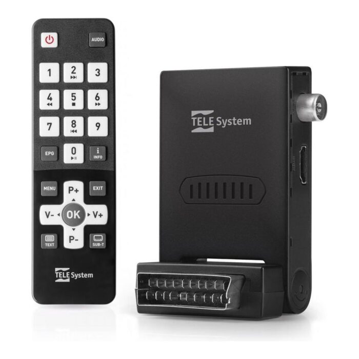 Telesystem Decoder Facile Stealth 02 Black 21005349 DVB-T2