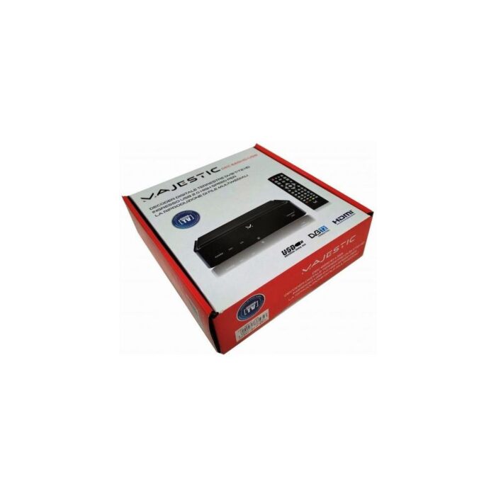Majestic Decoder Dec 665Hd Black 100665 DVB-T2 - immagine 4