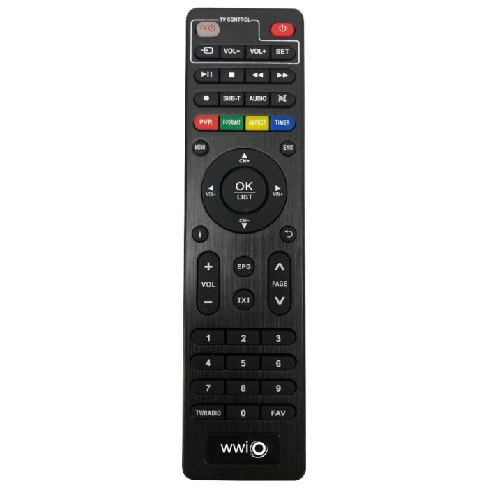 WWIO Decoder TRINITY T2 Slim Dvb T2 Hevc 10 Bit Black DVB-T2 - immagine 4