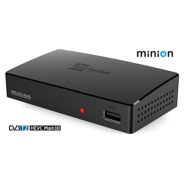 Telesystem Decoder Minion Black 21005350 DVB-T2