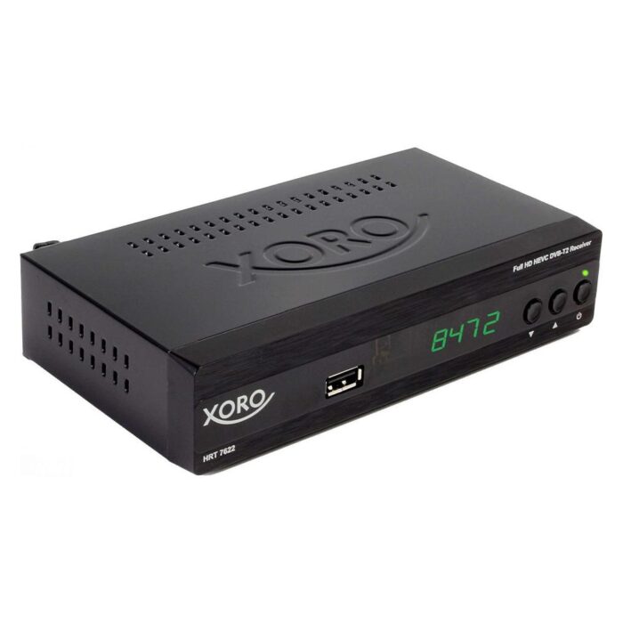 Xoro Decoder Dvb T2 Hevc 10 Bit Black HRT7622NP DVB-T2