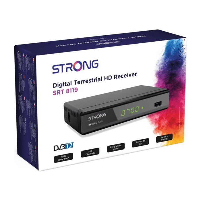 Strong Decoder Black SRT8119 DVB-T2 - immagine 5