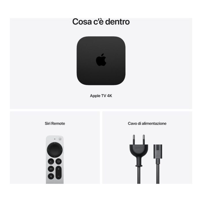 Apple Media box TV 4K 3TH 64Gb Wifi Black MN873T A - immagine 6