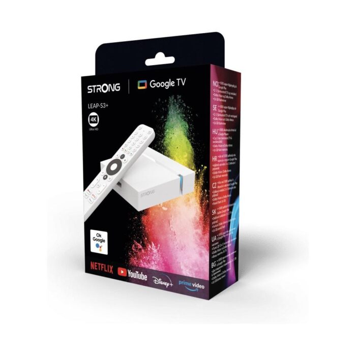 Strong Media box LEAP S3+ UHD Receiver White - immagine 7