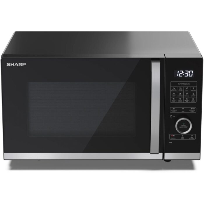 FORNO MICROONDE CON GRILL 25L 900W/1000W SHARP YC-QG254AE-B BLACK