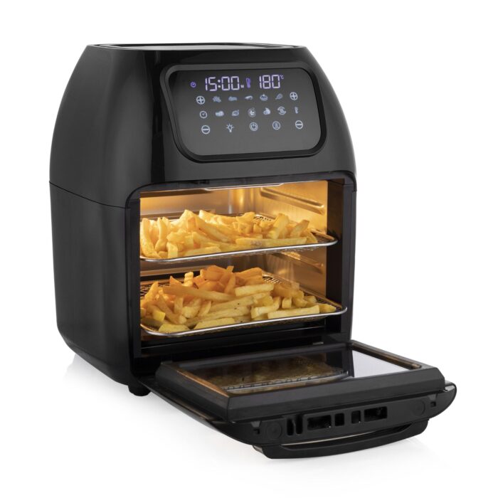 FRIGGITRICE AD ARIA CALDA 12LT FORNO 1800W TRISTAR FR-9068 NERO - immagine 2