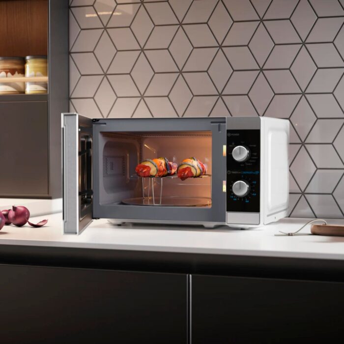 FORNO MICROONDE CON GRILL 20L 800W/1000W SHARP YC-MG01E-W WHITE - immagine 2