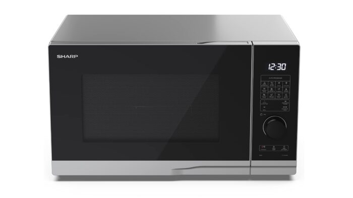FORNO MICROONDE CON GRILL 28L 900W/1000W SHARP YC-PG284AE-S ACCIAIO - immagine 2